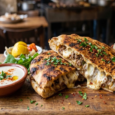 حواوشي بالجبنة